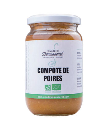 Compote de poires BIO
